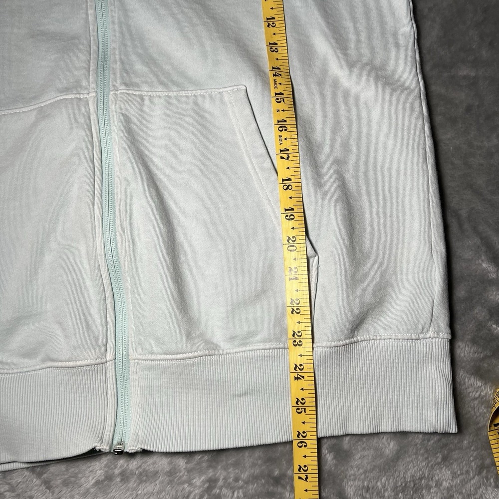 The North Face Hoodie Pullover Sky Blue Drawstring Pockets Regular Fit - Picture 6 of 11